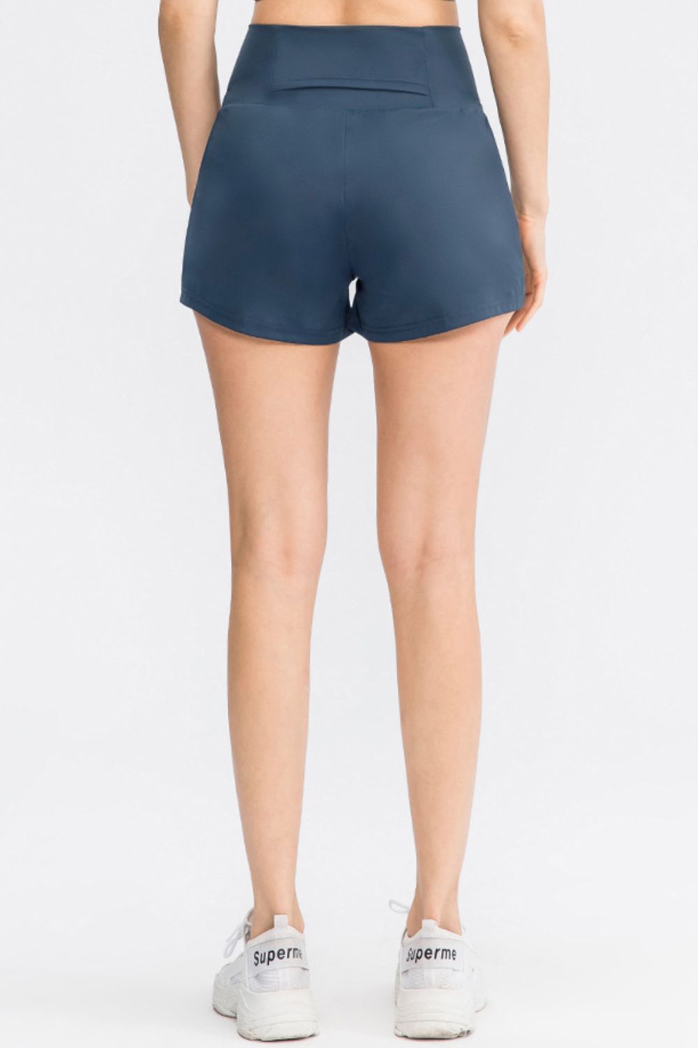 Elastic Waistband Yoga Shorts