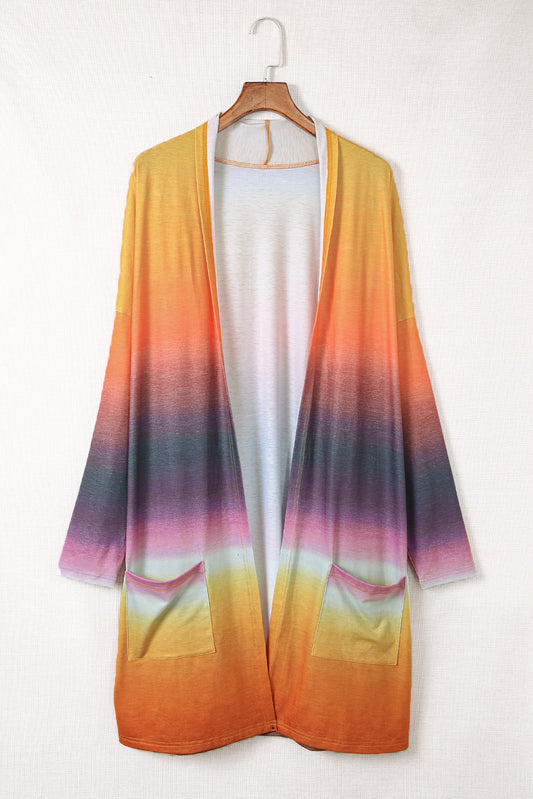 Gradient Open Front Longline Top