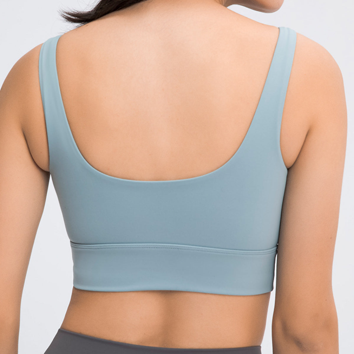 Scoop Neck and Back Sports Bra