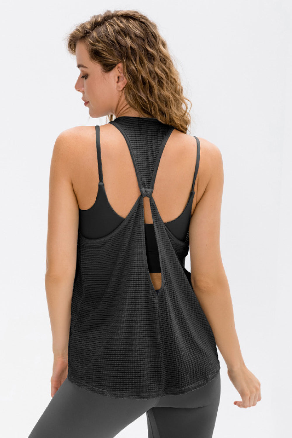 Breathable Cutout Athletic Tank