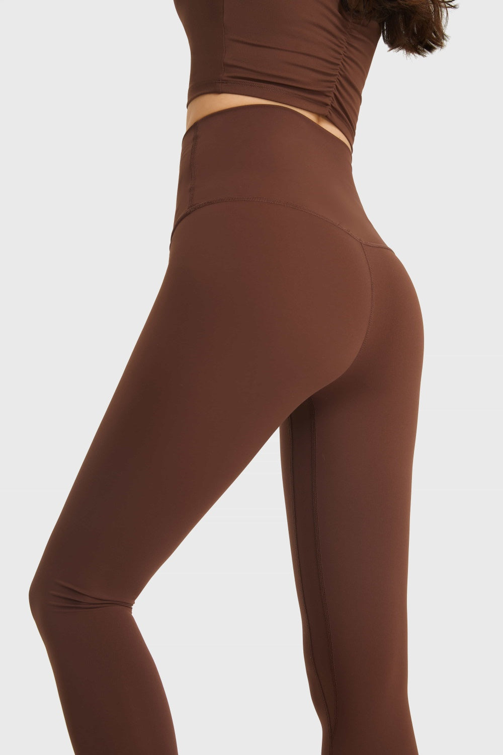 Feel Like Skin Elastic Waistband Yoga Leggings