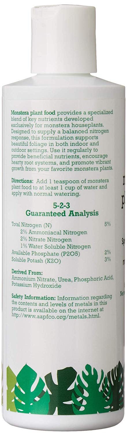 Houseplant Resource Center Monstera Plant Food with NPK 5-2-3 Ratio