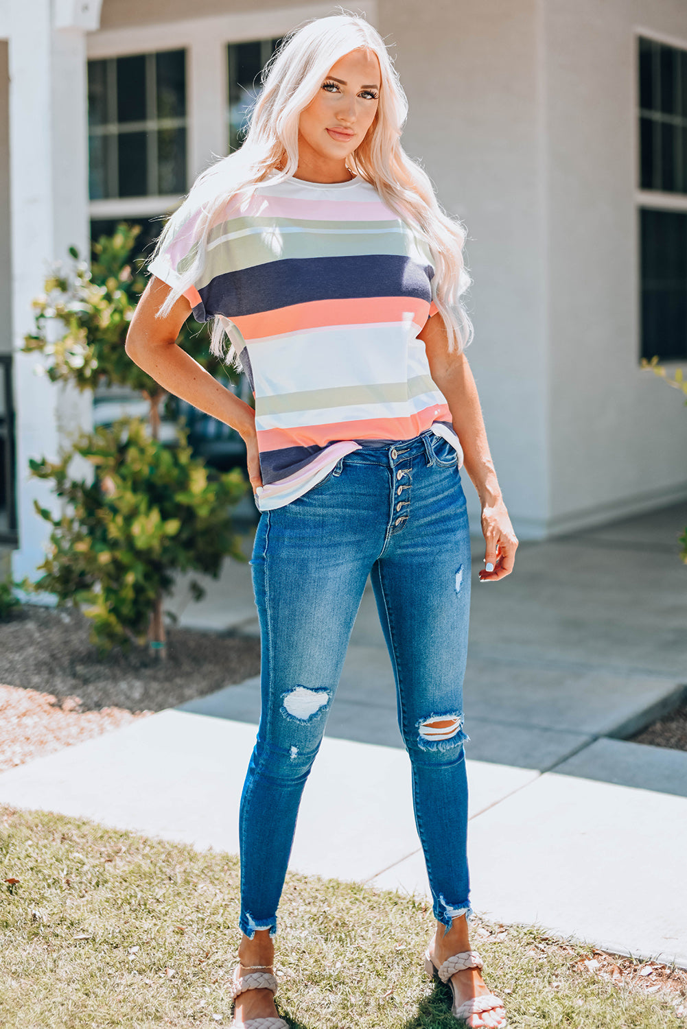 Multi Striped T-Shirt