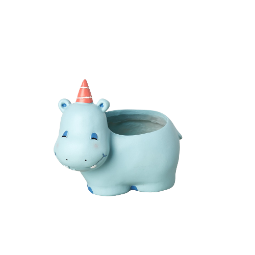 Small Animal Planter 'Hippo'