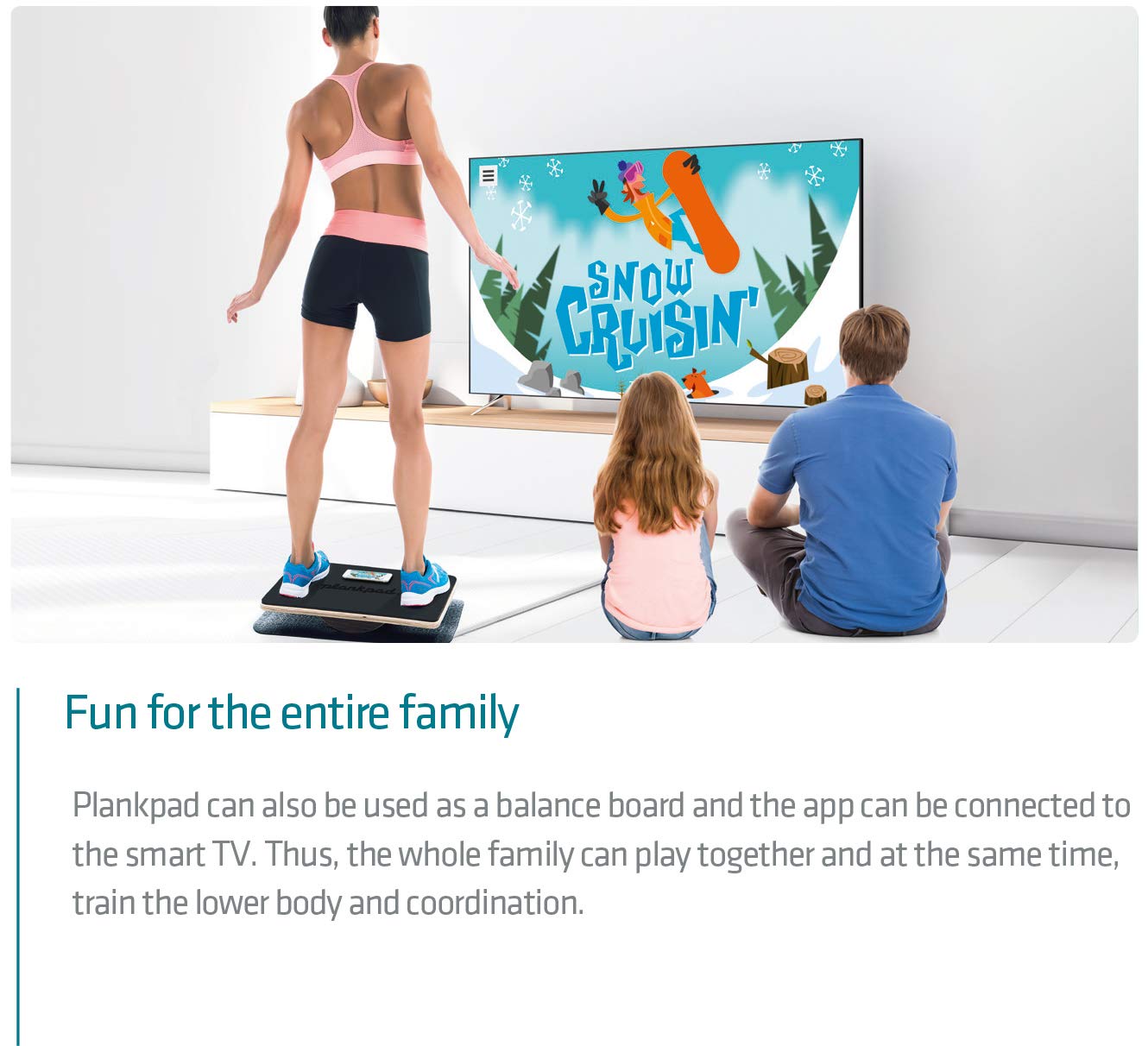 Plankpad - Balance Board & Bodyweight Fitness Trainer with Training App