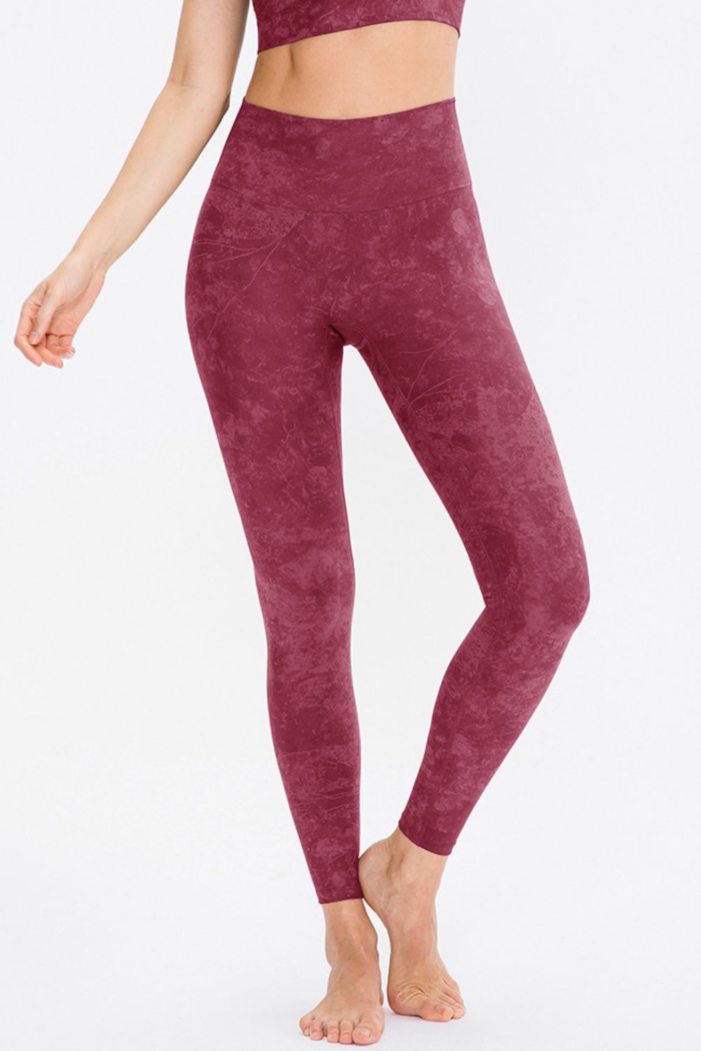 Printed High Waist Yoga Leggings