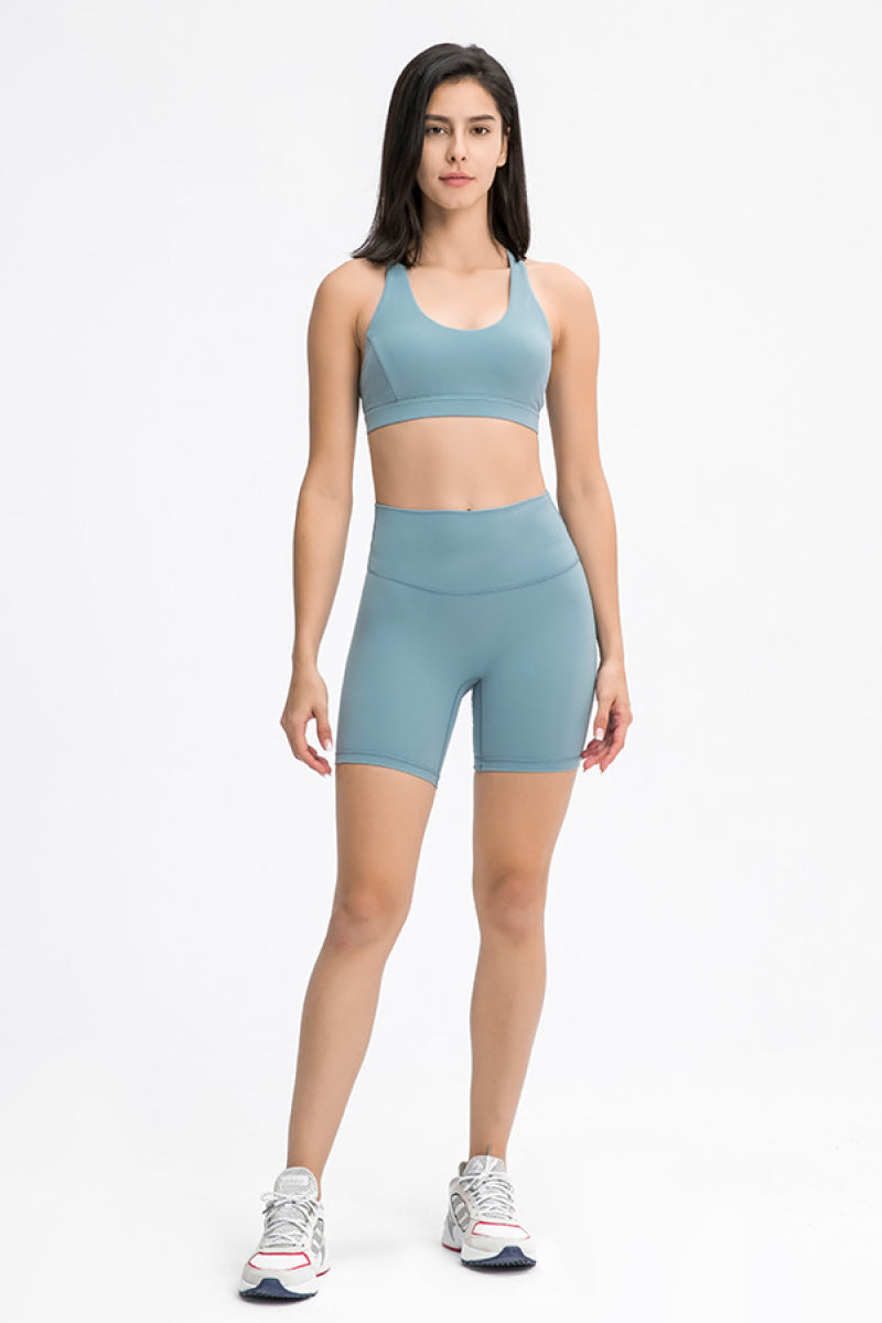 Seamless Front Biker Shorts