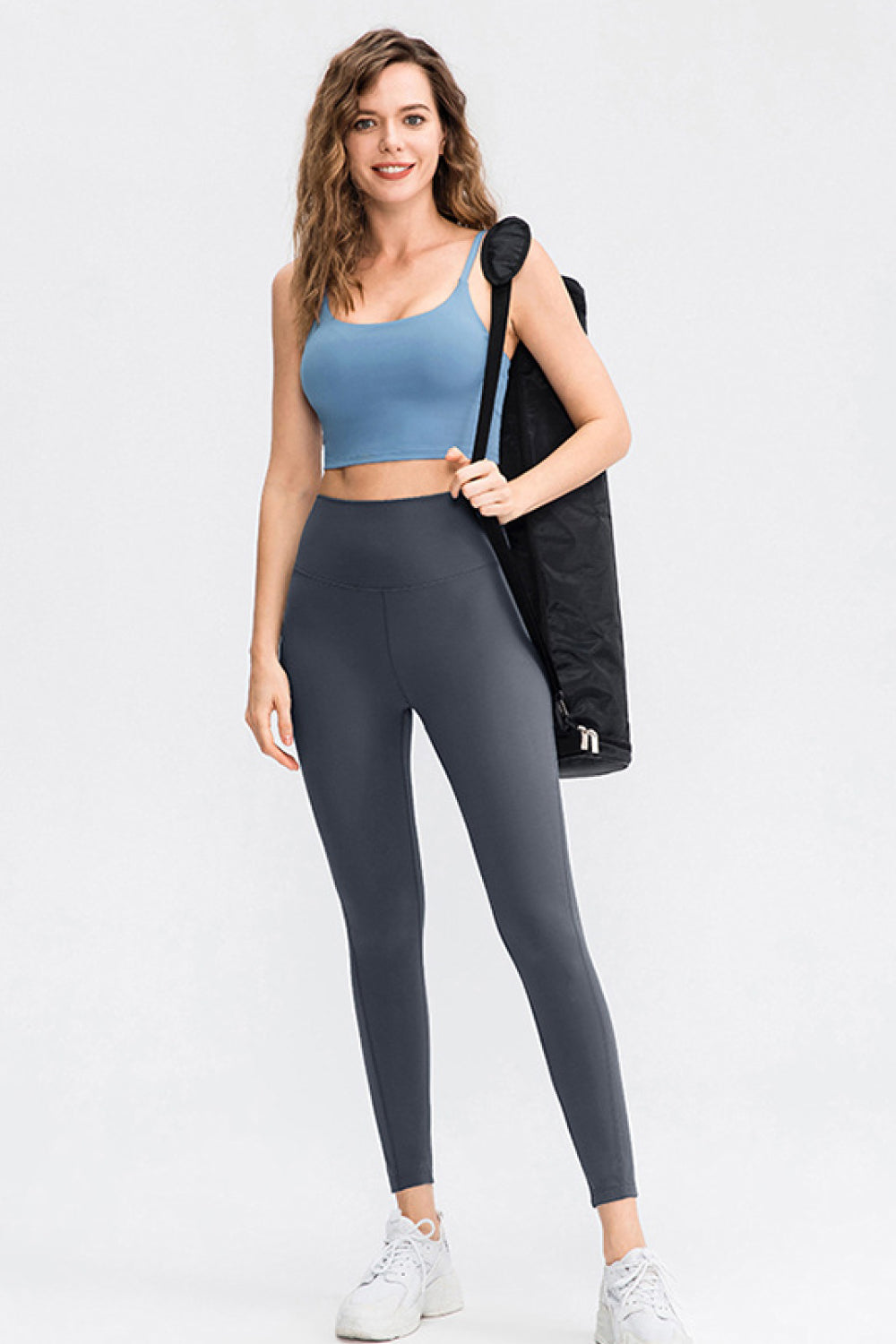 Exposed Seam High Waist Athletic Leggings