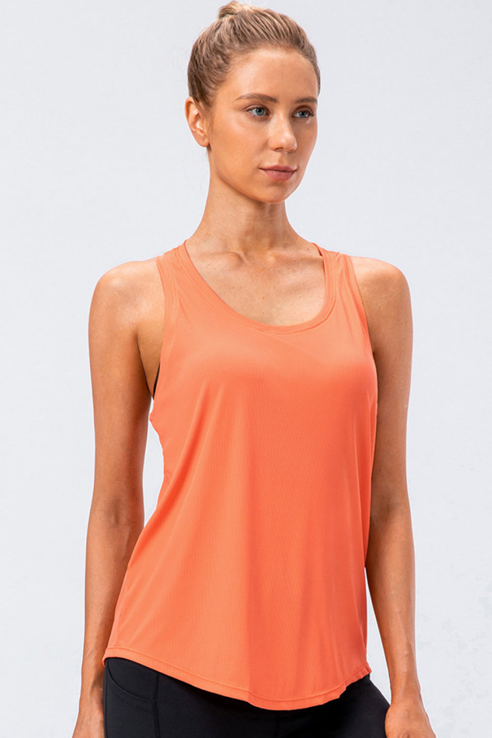 Curved Hem Athletic Tank