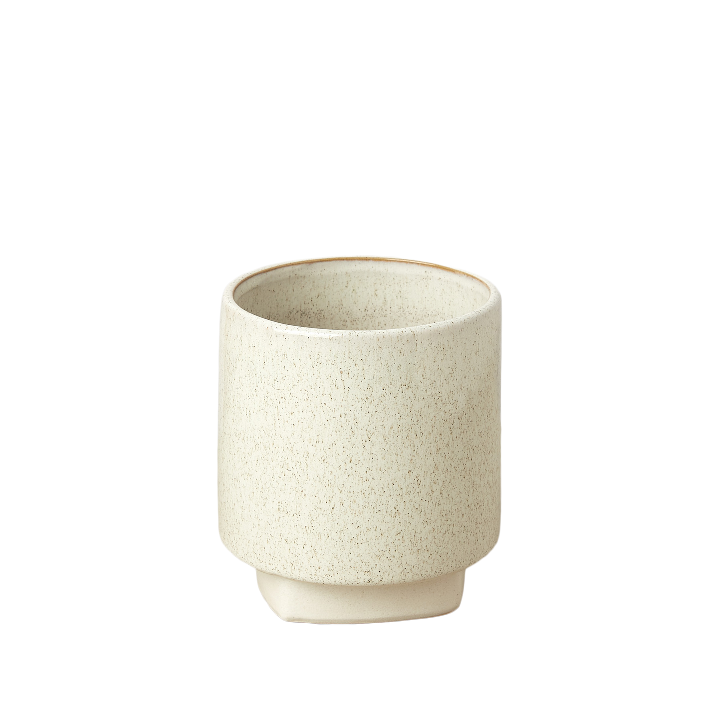 White Croix Planter - 3 Inch