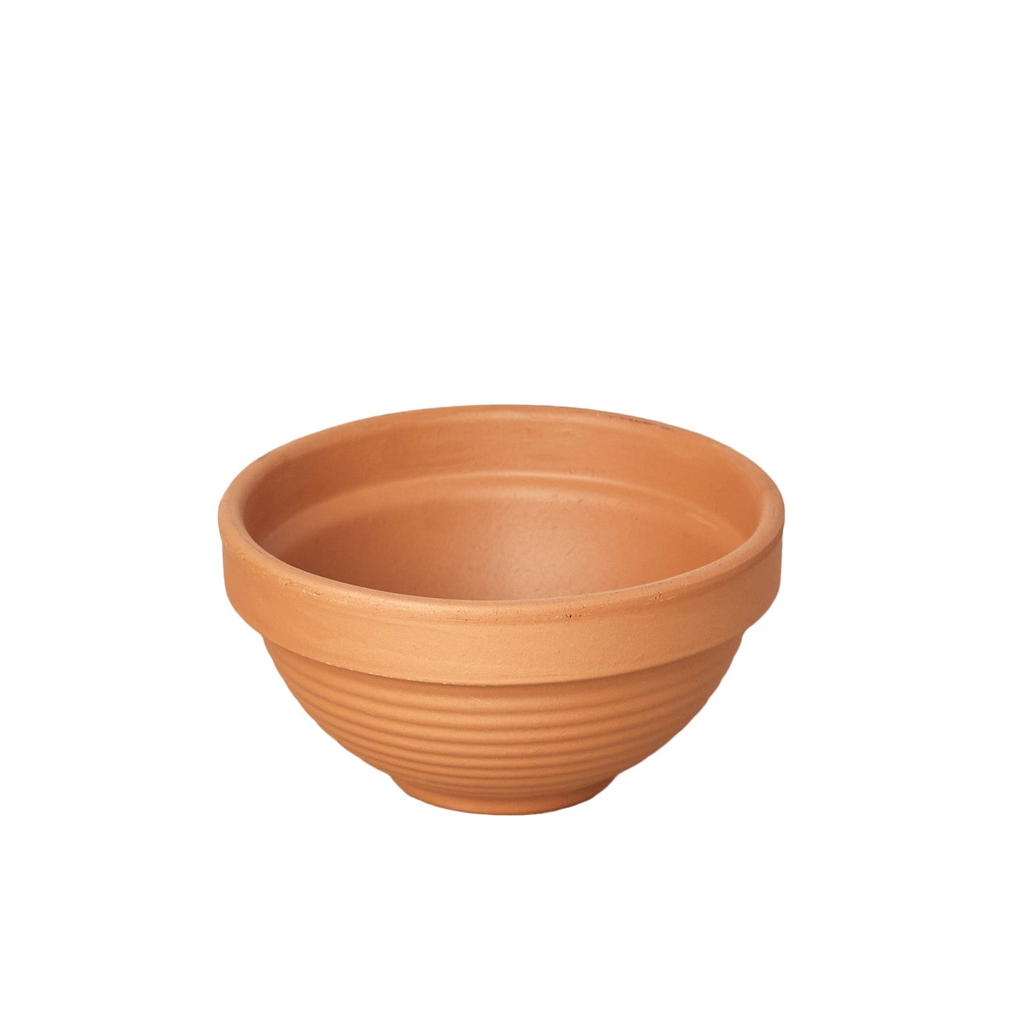 Terra Cotta Ridged Bowl - 4 Inch