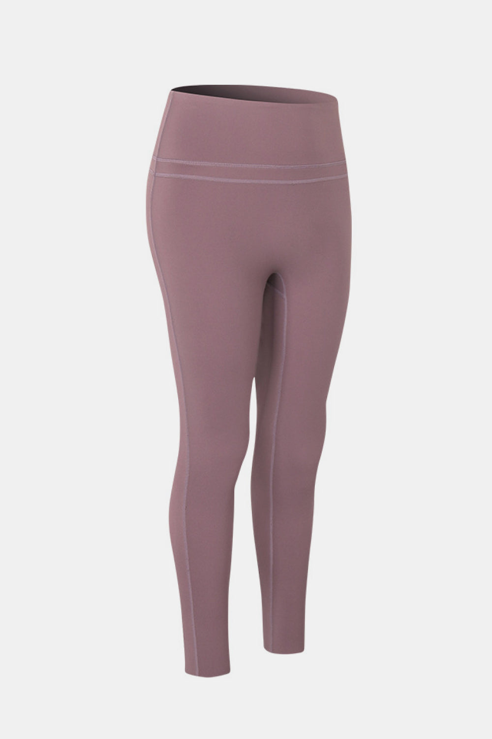 Exposed Seam High Waist Ankle-Length Yoga Leggings