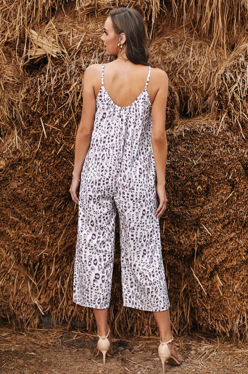 Leopard Adjustable Jumpsuit